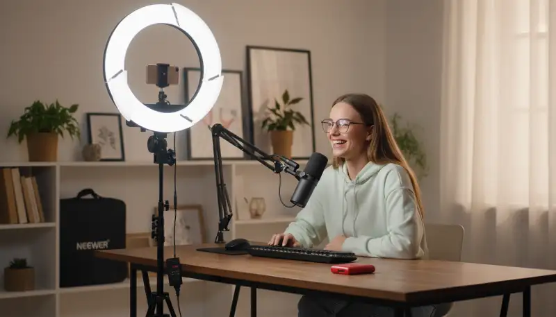 Ringlicht für Streaming meistern