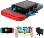 Home Care Wholesale Tragbare Powerbank 10000mAh für Nintendo Switch Ladegerät - Wiederaufladbare Extended Batterieladegerät - Compact Reise Backup Batterie für Nintendo Switch