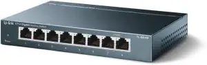 TP-Link TL-SG108 8-Port Gigabit Netzwerk Switch (Plug-and-Play, 8* RJ-45 LAN Por