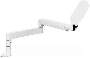 Elgato Wave Mic Arm Pro White – 360° drehbarer Mikrofonarm mit niedrigem Profil 