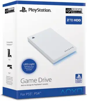Seagate Game Drive PS4/PS5 2TB, tragbare externe Festplatte, 2.5 Zoll, USB 3.0, 