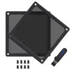Staubfilter Lüfterabdeckungen 120mm Fine Mesh Filter 80 Maschen Nylon Ultrafein Lüfter Staubfilte...
