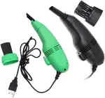 B86C Mini USB Staubsauger – Tastatursauger für Laptop & PC, Handstaubsauger mit Integrierter LED-Leuchte, Ideal für Innenraum-Reinigung, Nicht für Starke Saugkraft geeignet