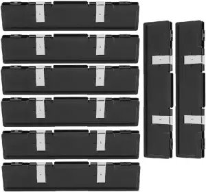 8 Stück Aluminium PC Speicher Kühlkörper Shim Spreader Kühler Kühlung für DDR RA