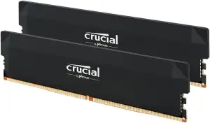 Crucial Pro DDR5 RAM 32GB Kit (2x16GB) 6400MHz CL38, Overclocking Gaming, Intel 