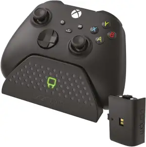 Venom Ladestation mit wiederaufladbarem Akku – Schwarz (Xbox Series X & S/Xbox O