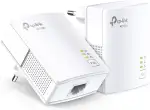 TP-Link Powerline Adapter Set TL-PA7017 KIT(1000Mbit/s, Gigabit-Port, Plug&Play, Kompatibel mit allen HomePlug AV/AV2 Powerline Adaptern, Ideal für Media-Streaming)