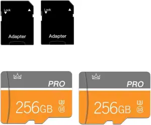 256GB Micro Memory Card Class 10 Memory Cards with Adapter Class 10 High Speed M
