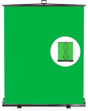 【Einfacher Aufbau】 RAUBAY 152x210cm zusammenklappbarer Grün Hintergrund Green Sc