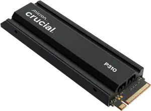Crucial P310 PS5 SSD 1TB PCIe Gen4 NVMe M.2 Interne Festplatte mit Kühlkörper, b