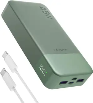 JUOVI Tragbare Powerbank 20000mAh Schnellladefunktion, 45W Akku Pack Power Bank 