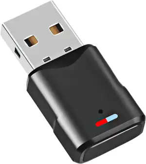 USB Bluetooth 5.3 Adapter für PS5/PS4/PC/Switch Konsole, Niedrige Latenz Audio D