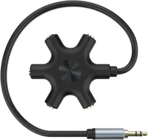5-Jack Multi Kopfhörer Audio Splitter Spritzgießen mit Kopfhörer Splitter Entwic