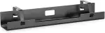 DIGITUS Kabelmanagement Kanal - Untertischmontage - für Kabel, Steckdosenleisten - Kabelhalter - Kabelwanne - Kabelführung - 60 x 13,5 x 10,8 cm - schwarz