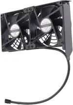 Grafikkarten-Lüfter2 x 92 mm -Hoher Luftstrom Lüfter, PCI-Halterung Kühler - GPU-Lüfter ?unterstützt 5 V, 7V,12V unterstützt unterstützt Support Mainboard sys_fan Schnittstelle