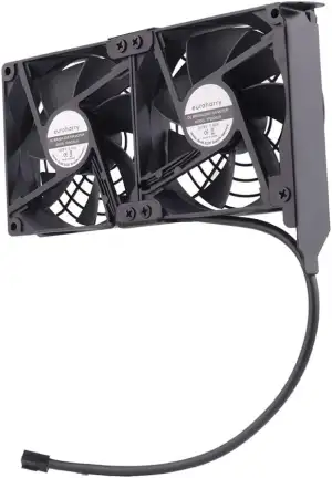 Grafikkarten-Lüfter2 x 92 mm -Hoher Luftstrom Lüfter, PCI-Halterung Kühler - GPU-Lüfter ?unterstützt 5 V, 7V,12V unterstützt unterstützt Support Mainboard sys_fan Schnittstelle