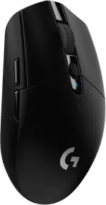 Logitech G G305 LIGHTSPEED kabellose Gaming-Maus mit HERO 12K DPI Sensor, Wireless Verbindung, 6 programmierbare Tasten, 250 Stunden Akkulaufzeit, Leichtgewicht, PC/Mac - Schwarz