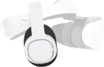 Globular Cluster PH2 Stereo VR Kopfhörer für PS VR 2 - Clip On Design - Sieht ordentlich aus mit Kabel-Router - bequemer als In-Ear Buds (75mm x 90mm Ohrenschützer, Weiß)