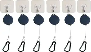 Orzero [6 Packs] Ersatz für VR Cable Managment, Deckenaufhängesystem Adhesive Ha