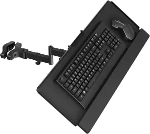 Tastaturablage für Stangenmontage 65,4 × 19,2 cm – Universelle Tastaturhalterung