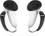 AMVR Controller-Griffe Kompatibel mit Meta/Oculus Quest 3S/Quest 3, Silikon-Cover-Zubehör, verstellbare Handschlaufe für kleine und mittlere Hände (Gilt nicht für offizielle Ladestationen)