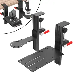 JUYEER Tisch-Mount: Kompatibel mit Thrustmaster HOTAS Warthog, VKB STECS-Gashebe
