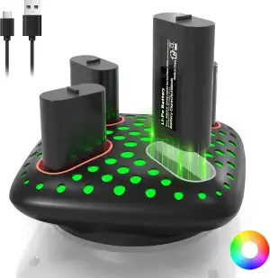 AceGamer 4x1400mAh(=4x5180mWh) Akku-Packs für Xbox-Controller, Xbox One/Series X