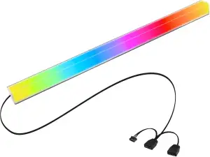 ARGB LED-Streifen 24 LED, 5V 4Pin adressierbar, Magnetisch, Doppelseitig, RGB Sy