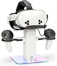 Design-Ladestation, kompatibel mit Meta Quest 3S/Quest 3 Zubehör, vertikaler RGB
