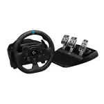 Logitech G G923 Racing Wheel und Pedale, TRUEFORCE bis zu 1000 Hz Force Feedback, Responsive Driving-Design, Doppelkupplungs-Startkontrolle, für PS5, PS4, PC, Mac – Schwarz