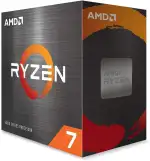 AMD Ryzen 7 5800X Processor (8 Cores/16 threads, 105W DTP, AM4 socket, 36 MB Cache, up to 4,7Ghz ...