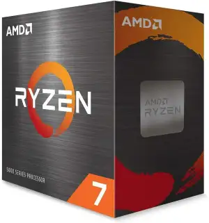AMD Ryzen 7 5800X Processor (8 Cores/16 threads, 105W DTP, AM4 socket, 36 MB Cache, up to 4,7Ghz ...
