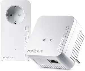 devolo Magic 1 WiFi mini Starter Kit, WLAN Powerline Adapter, bis zu 1.200 Mbit/