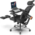 Newtral MAGICH-PRO Bürostuhl Ergonomisch mit Fußstütze, Ergonomischer Schreibtischstuhl mit Dynam...