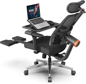 Newtral MAGICH-PRO Bürostuhl Ergonomisch mit Fußstütze, Ergonomischer Schreibtis