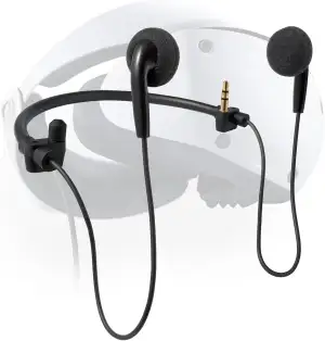 sciuU Gaming Ohrhörer kompatibel mit PlayStation VR2, Ersatz Stereo Ohrstöpsel K