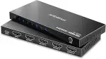 HDMI Splitter 1 In 4 Out 4K 60Hz 4:4:4, AVIDGRAM HDMI Verteiler 4 Port mit Copy, Downscaler, Auto...