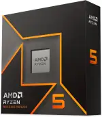 AMD Ryzen 5 9600X Prozessor (Radeon Grafik Included, 6 Kerne/12 Threads, 65W DTP, Sockel AM5, Cac...