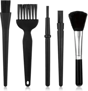 PC Reinigungsset 5 Stück Nylon Antistatische ESD Bürste, Tastatur Reiniger Bürste Klein Reinigung...