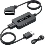 Scart auf HDMI Konverter, Scart zu HDMI Konverter für Sky/DVD/STB zur Anzeige auf HDTV
