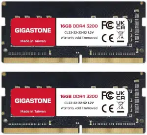 【DDR4 RAM Nur für Laptops】 GIGASTONE 32GB Kit (2x16GB) DDR4 3200MHz (2933/2666MH
