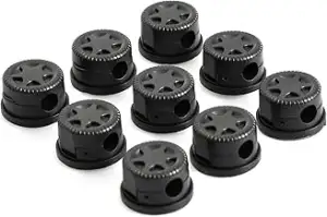 9 Stück Selbstklebende Kabelclips, 360° Drehbare Kabel Organizer für Schreibtisc