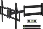 USX MOUNT Langarm-TV-Wandhalterung, Geeignet für 37-80 Zoll-LCD-/LED-/OLED Fernseher, 814 mm Auszug, Neigbar und um 180° Drehbar, Max. VESA 600x400mm bis zu 45KG, Ideal für Die Installation in Ecken