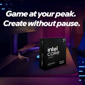 Intel Ultra 7 Processor 270K Plus 24 cores (8 P + 16 E) up to 5.5 GHz