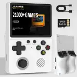 Upgrade Retro Konsole Handheld Spielkonsole, GB350 Portable Handheld Video Games mit 21.000+ Klassischen Spielen, 3.5-Zoll-IPS-Bildschirm, Tragbarer Videospielkonsole Retro Handheld Konsole (MAX)