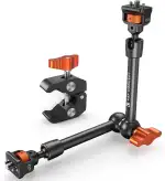 K&F CONCEPT 11 Zoll Magic Arm mit Super Clamp, Kamera Halterung für Käfig Monitor LED Licht Actio...