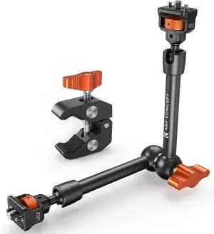 K&F CONCEPT 11 Zoll Magic Arm mit Super Clamp, Kamera Halterung für Käfig Monito
