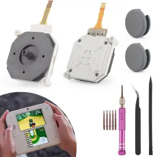 RongZy 2 Stück Analog Joystick für Nintendo 2DS/3DS Ersatz und Reparatur Werkzeu