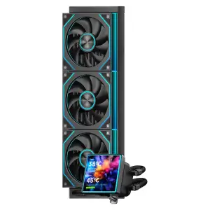 Jungle Leopard ProFlow SE Aio Wasserkühlung 360mm mit 4-inch LCD Screen Display,