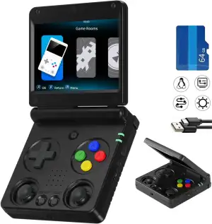Airuidas RG34XXSP Retro Gaming Console Retro Handheld Game Console 3.4 "IPS Scre